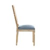 Christopher Knight Home  Brownell French Country Wood and Cane Upholstered Dining Chairs (Set of 6) - 4 of 4