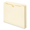 Smead Double-Ply Pocket File Jacket, 1 1/2" Accordion Expansion, Ltr, 11 Point Manila, 50/Box: Accordion File Organizer, Off-White - 3 of 4