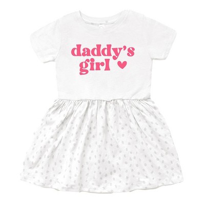 The Juniper Shop Daddy's Girl Heart Infant Dress