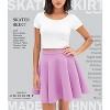 Women's Stretch Flared Skater Skirt - Basic Versatile Mini Style (XS-3XL Plus Size Available) Wb211_lilac - 3 of 4