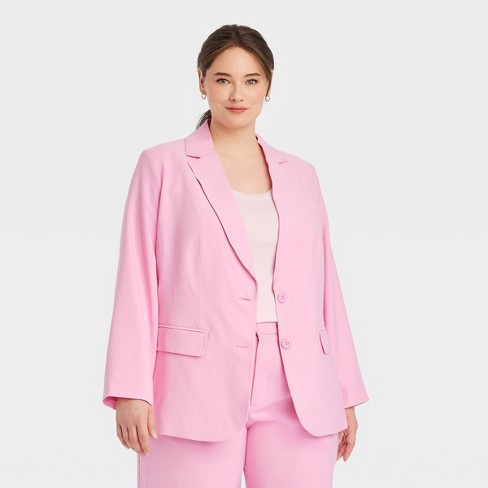Women's Spring Blazer - A New Day™ Pink Xxl : Target