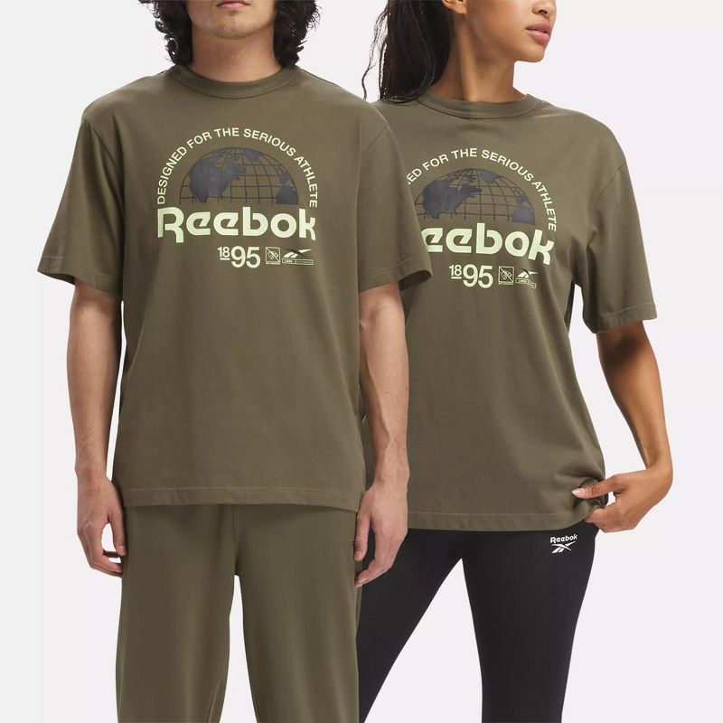 Graphic Series Reebok Globe T-Shirt, 1 of 14
