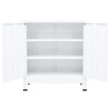 vidaXL Industrial Storage Chest White 35.4"x15.7"x39.4" Steel - 4 of 4
