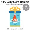 Big Dot of Happiness Feliz Cumpleanos - Happy Birthday Party Money and Gift Card Sleeves - Nifty Gifty Card Holders - Set of 8 - 3 of 4
