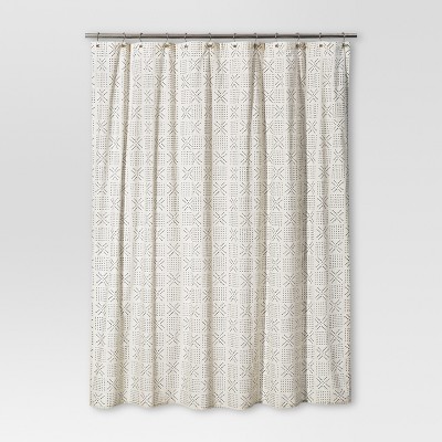 Shapes Shower Curtain White - Threshold&#8482;