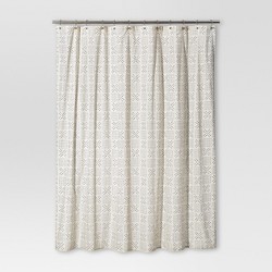 Striped Shower Curtain Black/white - Threshold™ : Target