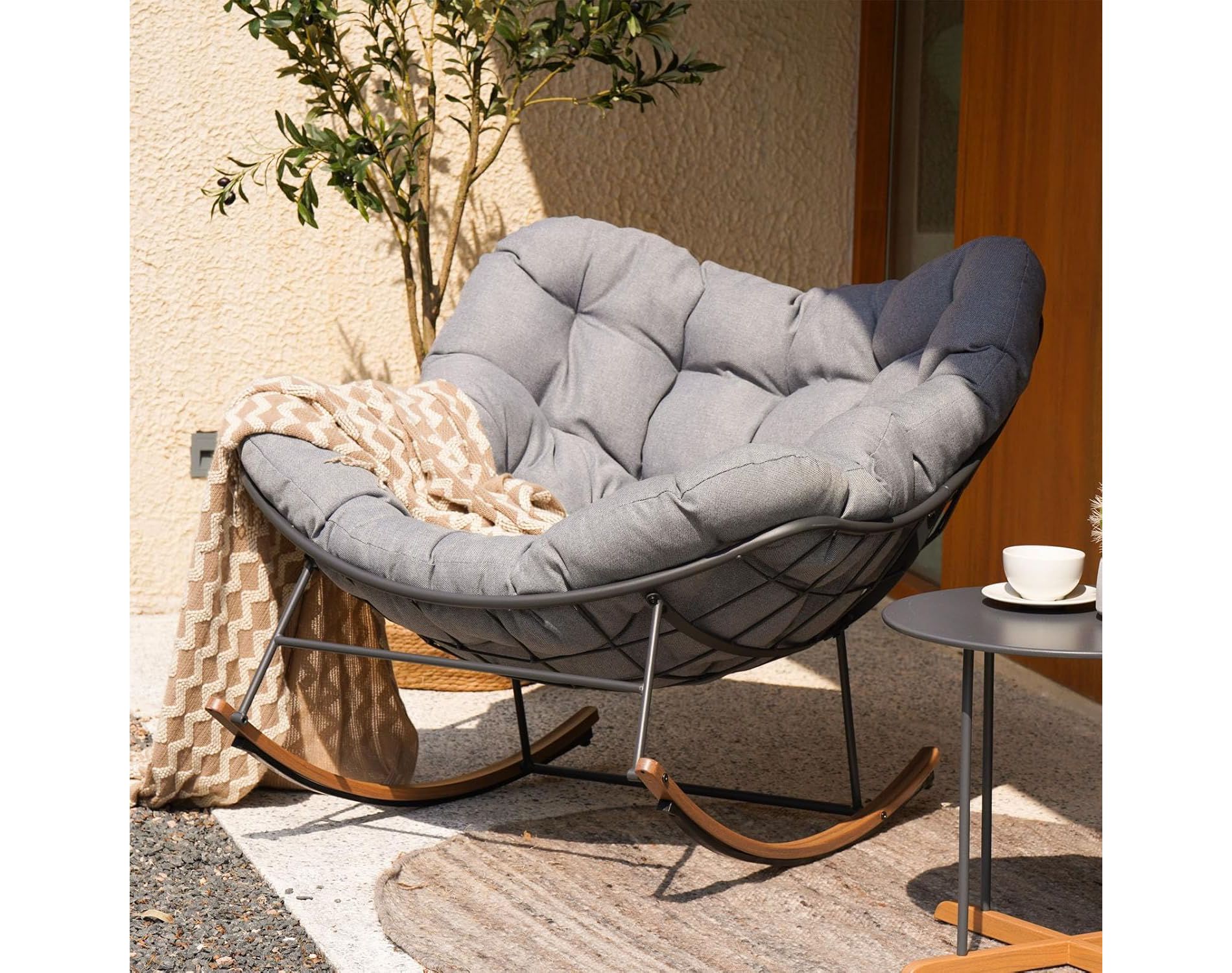 Patio Rocking Chair Outdoor Indoor