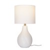 Cresswell Lighting 18" Ceramic Table Lamp White - 2 of 4