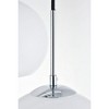 Elegant Lighting Baxter 7 Lights Chrome Pendant With Frosted White Glass - 3 of 4