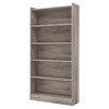 Resenkos Bookshelf, Bookcase Standing Shelf Unts,Wood Bookcase, 72" Tall Bookshelf with 6-Tier Open Storage Shelves,Gray - 4 of 4