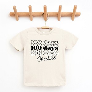 The Juniper Shop 100 Days Of School Stacked Youth Short Sleeve Tee - 1 of 2