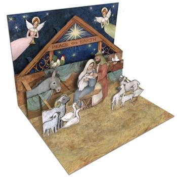8ct Nativity Pop-Up Boxed Christmas Cards