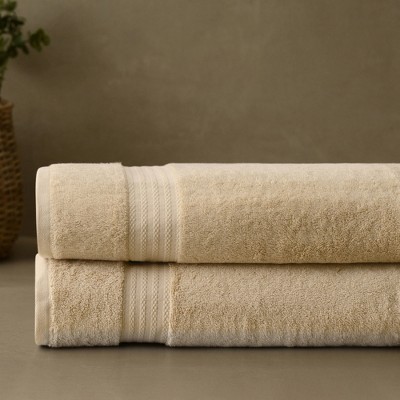 Fabdreams 2-Piece Certified Organic Cotton Bath Towel Set