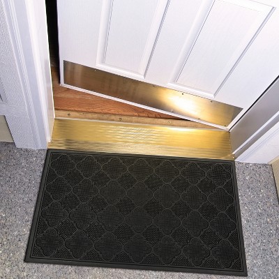 1&#39;6&#34;x2&#39;6&#34; Solid Doormat Black - Mohawk