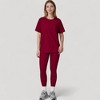 Anna-Kaci Active Women's Relaxed Fit Crew Neck T-Shirt with Short Sleeves and Soft Stretch Fabric for Everyday Comfort - 2 of 4