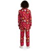 Suitmeister Boys Christmas Suit - Christmas Red Icons Light Up - Red - 2 of 4