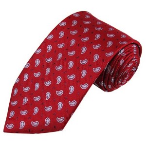 Men's Paisley 3.35 Inch Wide And 58 Inch Long Woven Neckties - 1 of 4