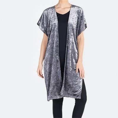 Women's Crushed Velvet Cardigan - COCO + CARMEN