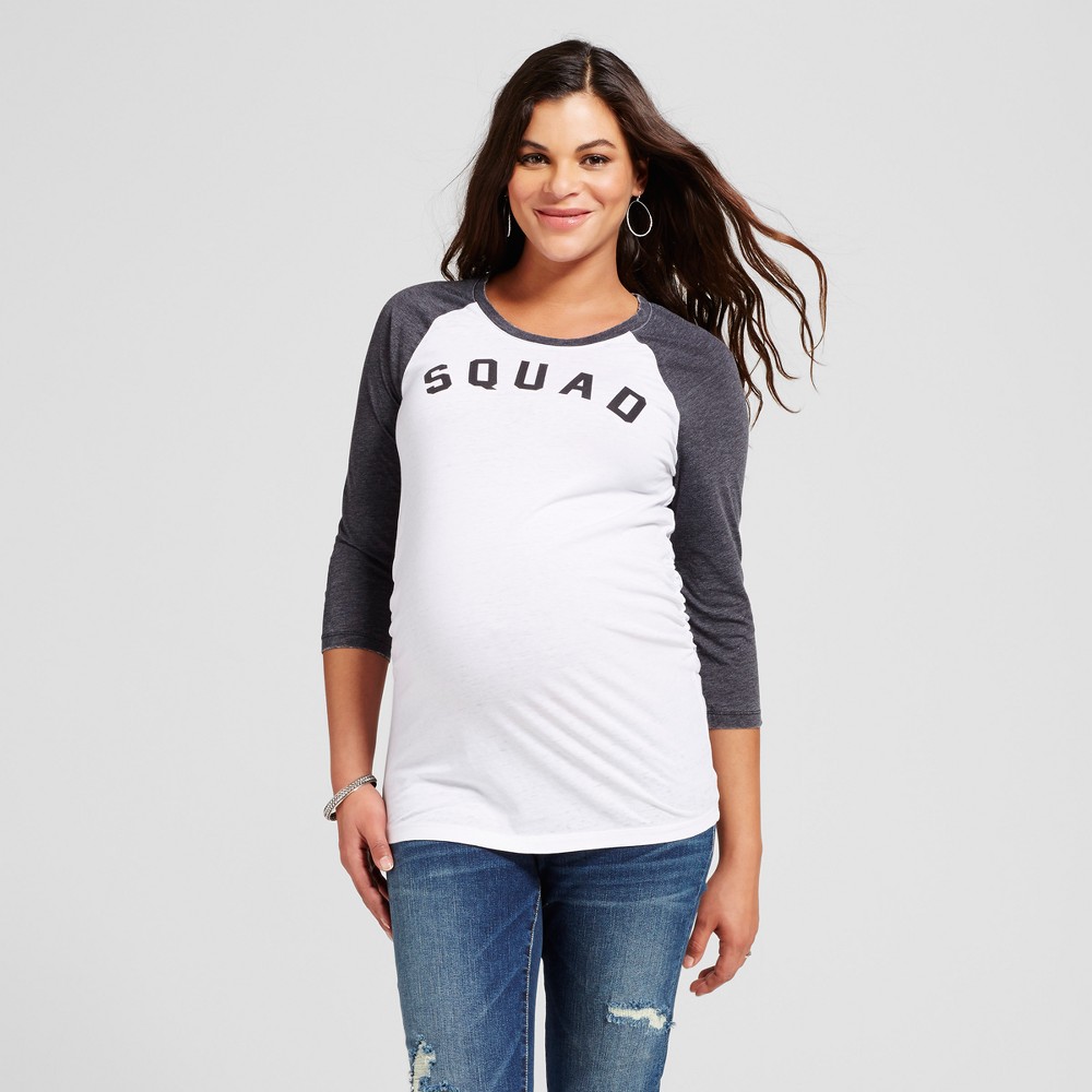 Maternity 3/4 Sleeve Baseball