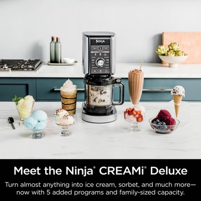Ninja 0.5qt Silver Stainless Steel Automatic Ice Cream Maker
