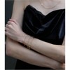 Sterling Silver Paperclip Chain Bracelet 3 Mm for Women 7.5 Inches - 3 of 4