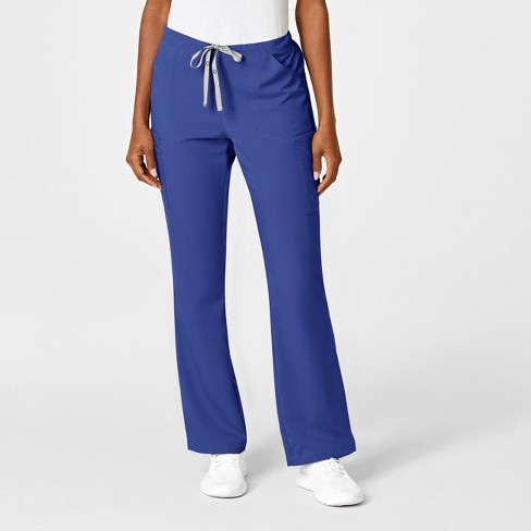 Wink Pro Women's Moderate Flare Leg Cargo Scrub Pant, Xxs Regular : Target