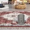 COZONY Vintage Medallion Washable Rug, Non-Slip Low Pile Thin Area Carpet for Living Room Bedroom Office - 3 of 4