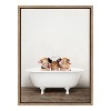 18" x 24" Sylvie Three Little Pigs in Tub Framed Canvas by Amy Peterson - Kate & Laurel All Things Decor - 2 of 4