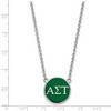 Black Bow Jewelry Sterling Silver Alpha Sigma Tau Greek Life Necklace 18 Inch - image 2 of 4