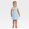 Toddler Girls' Care Bears Soft Tulle Dress - Blue - image 3 of 3