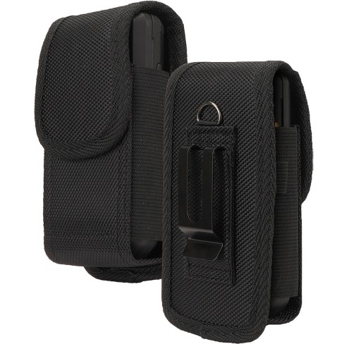 Nakedcellphone Tough Canvas Case Pouch With Clip And Belt Harness