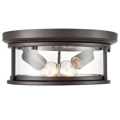 Millennium Lighting Bresley 2 - Light Flush Mount in  Powder Coat Bronze