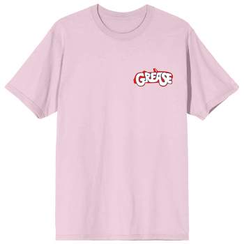 Grease "Tell Me About It, Stud" Women's Pink Short Sleeve Crew Neck Sleep Shirt
