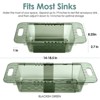 YIGII Collapsible Colander Over the Sink Expandable Sink Strainer Basket for Kitchen, Ideal for Washing Vegetables and Fruits - 2 of 4
