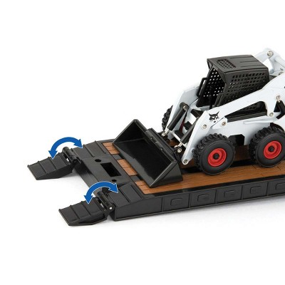 thumbnail image 2 of ERTL 1/32 Big Roads Peterbilt 579 With Lowboy Trailer & 2 Bobcat S450 Skidloaders – Diecast Model Set – Ages 3+ – 47368 2 of 6