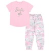 Barbie Girls Matching Family Pajama Shirt and Pants Sleep Set Little Kid to Adult - 4 of 4