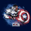 Boy's Marvel The Falcon and the Winter Soldier Captain America Paint T-Shirt - 2 of 4