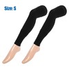 Unique Bargains Thigh High Stockings Compression Sleeves with Elastic Band 1 Pair - 4 of 4