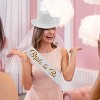 4E's Novelty Bride Cowgirl Hat with Veil & Bachelorette Sash - White Cowboy Hat for Bachelorette Party - 4 of 4