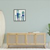 Stupell Industries Port Oars Blue Green Striped Patterns, 24" x 24" - 2 of 4