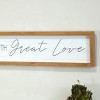 VIP Wood 28 in. White Small Things Love Sign - 4 of 4