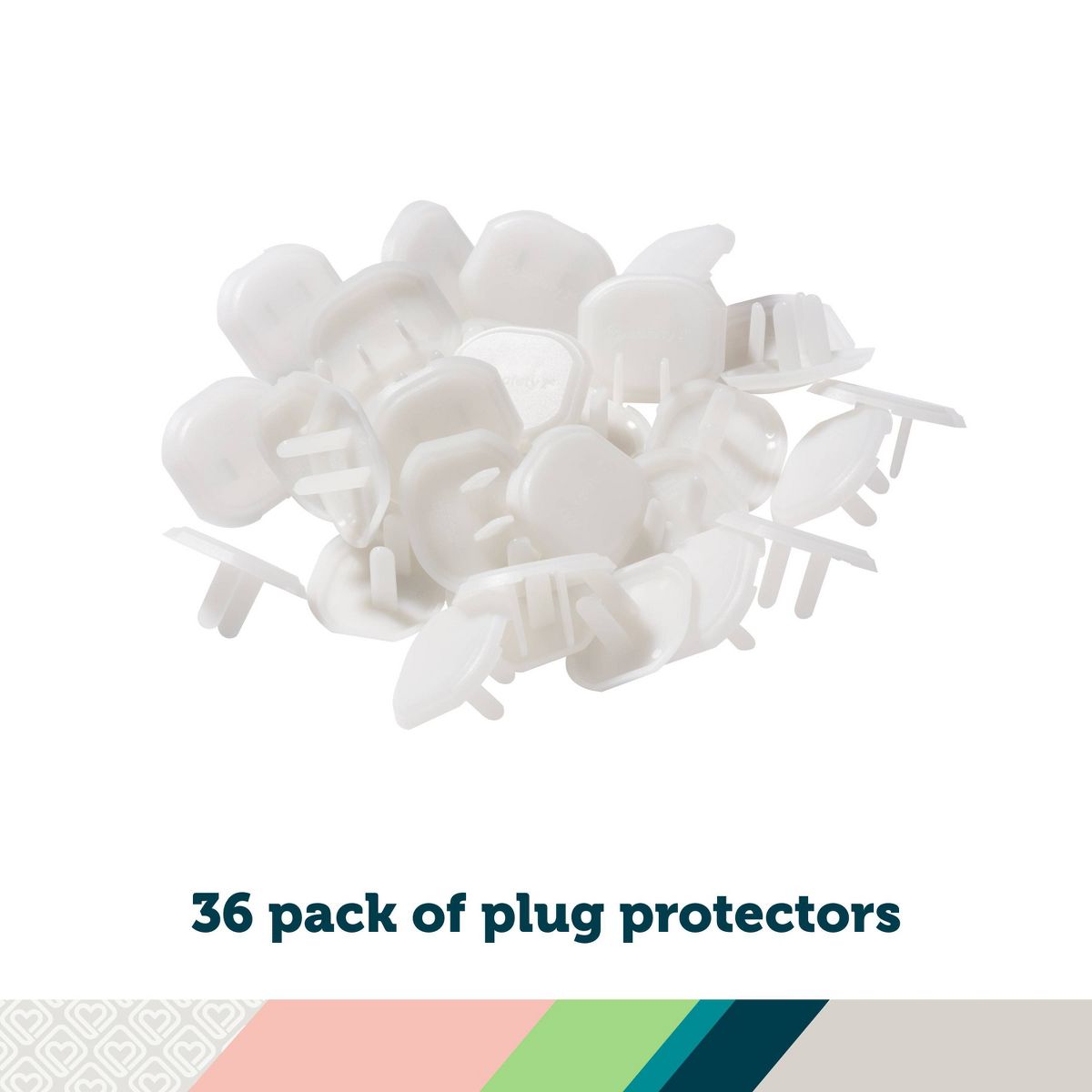 Safety 1st Parent Grip Door Knob Covers 4pk White + Plug Protectors 36pk - thumbnail 4