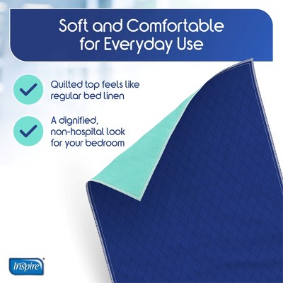 Extra-Large Dark Navy Waterproof Mattress Protector Pad