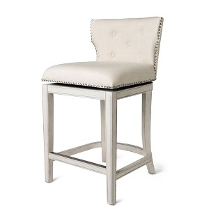 Maven Lane Hugo with Ash Grey Fabric Upholstery Seat - 1 of 4