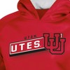 NCAA Utah Utes Boys' Gray Hooded Sweatshirt - 3 of 3