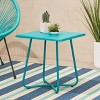 Dracelo Patio End Table Teal - 3 of 4