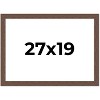 PosterPalooza | 27x19 Wide Barnwood Picture Frame, UV Acrylic, 6 Finishes - Grey, Brown, White, and Black - 2 of 4