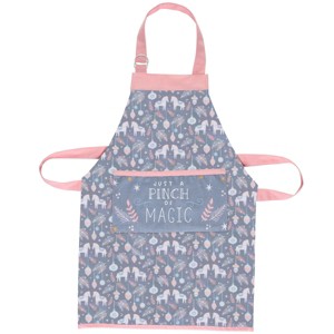 Stephen Joseph Gifts Adult Holiday Apron Unicorn Purple - 1 of 3