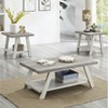 NicBex Contemporary 2-Tier Trapezoid Coffee Table with Storage Shelf,Wooden Center Table for Living Room,Living Room Furniture - 2 of 4