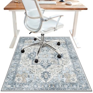 Abynow Medallion Distressed Persian Indoor Area Rug - 1 of 4